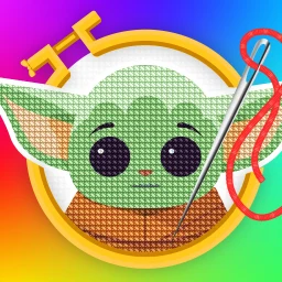 Symbol von Cross Stitch Tier Malen Spiele